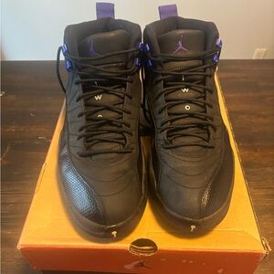 Jordan12 retro black dark concord